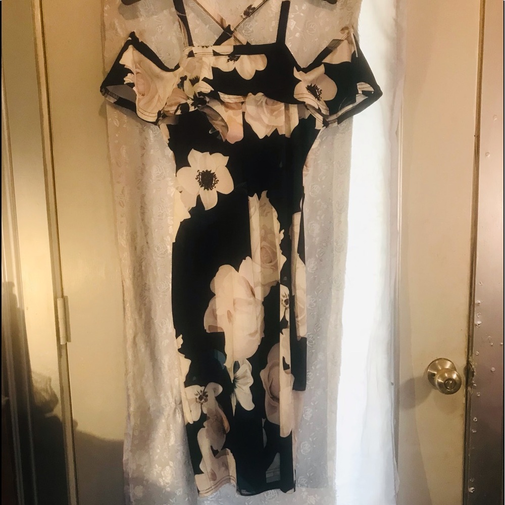 Midi floral dress